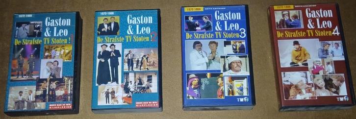 Gaston en Leo – De Strafste TV Stoten 1 t/m 4 (VHS), Cd's en Dvd's, VHS | Documentaire, Tv en Muziek, Gebruikt, Tv-serie of Tv-programma