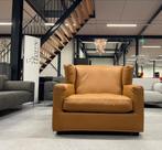 Nieuw Gelderland 2170 F. Sky High Bank Bruin leer Love Seat