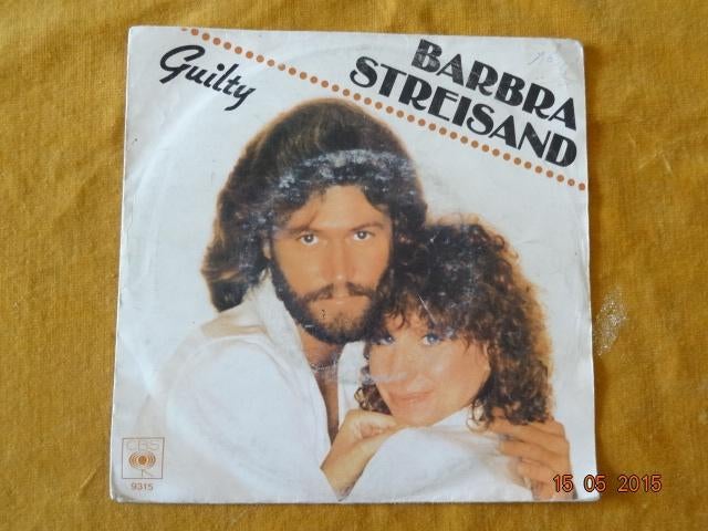 Barbara Streisand - Guilty  (7"), Cd's en Dvd's, Vinyl Singles, Gebruikt, Single, Pop, 7 inch, Ophalen of Verzenden
