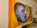 Herman Brood XL - Origineel Kunstwerk op Canvas, Antiek en Kunst, Ophalen of Verzenden