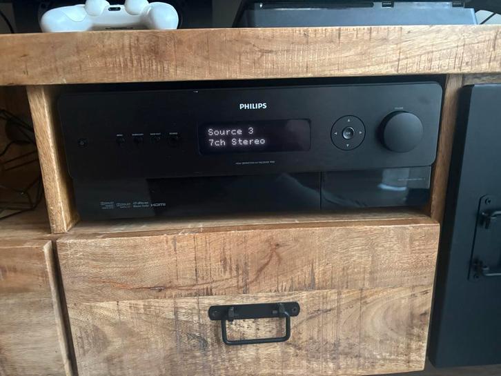 Philips HTR 9900 7.1 Receiver NAD zeer goede verstretker, Audio, Tv en Foto, Versterkers en Receivers, Gebruikt, 7.1, 120 watt of meer