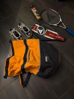 Tennis set: Racket, tas, zaalschoenen & ballen, Sport en Fitness, Tennis, Ophalen of Verzenden, Gebruikt, Racket, Adidas