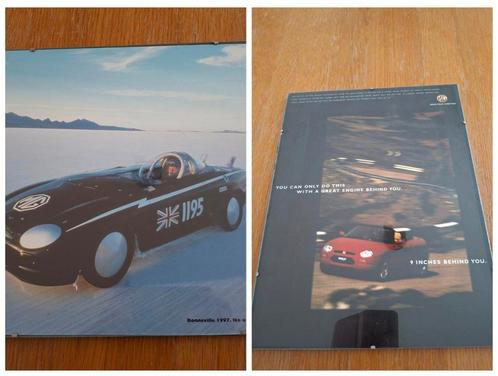 MGF posters 2x, Boeken, Auto's | Folders en Tijdschriften, Zo goed als nieuw, Overige merken, Ophalen of Verzenden