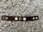 Armband NOOSA Amsterdam, Bruin, Leer, Ophalen of Verzenden, Zo goed als nieuw