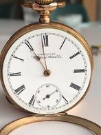 American Waltham Watch Co 14k goud 1896, Overige merken, Goud, Ophalen of Verzenden, Voor 1900