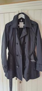 Mooie zwarte trenchcoat van RESET        maat 44, Verzenden, Zwart, Maat 42/44 (L), Zo goed als nieuw