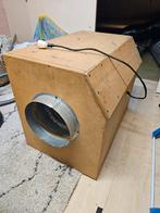 Houten afzuigbox, geluid demper en dimlux pro full spectrum, Ophalen, Gebruikt, Overige typen