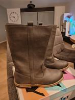 NIEUW: Grijze laarzen half hoog met rits, Lage of Enkellaarzen, Nieuw, Ophalen of Verzenden, Grijs