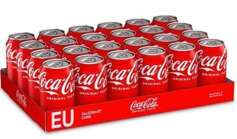 Coca Cola 24 blikjes 33 cl, Diversen, Levensmiddelen, Ophalen of Verzenden