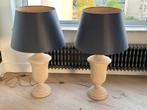 Twee Schemerlampen, Ophalen of Verzenden, Gebruikt, Stof, 50 tot 75 cm