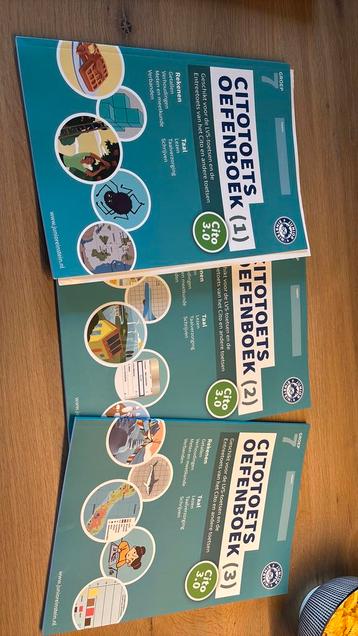 Bundel van drie Citotoets oefenboeken groep 7 beschikbaar voor biedingen