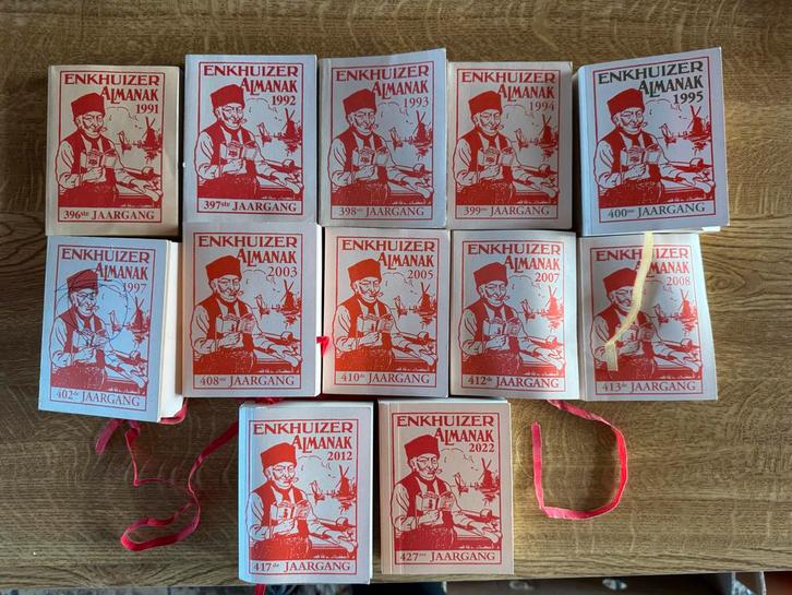 Collectie Enkhuizer Almanak - Diverse Jaargangen, Boeken, Catalogussen en Folders, Gelezen, Catalogus, Ophalen of Verzenden