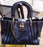 Russell & Bromley Handtas, Verzenden, Zo goed als nieuw, Blauw, Handtas