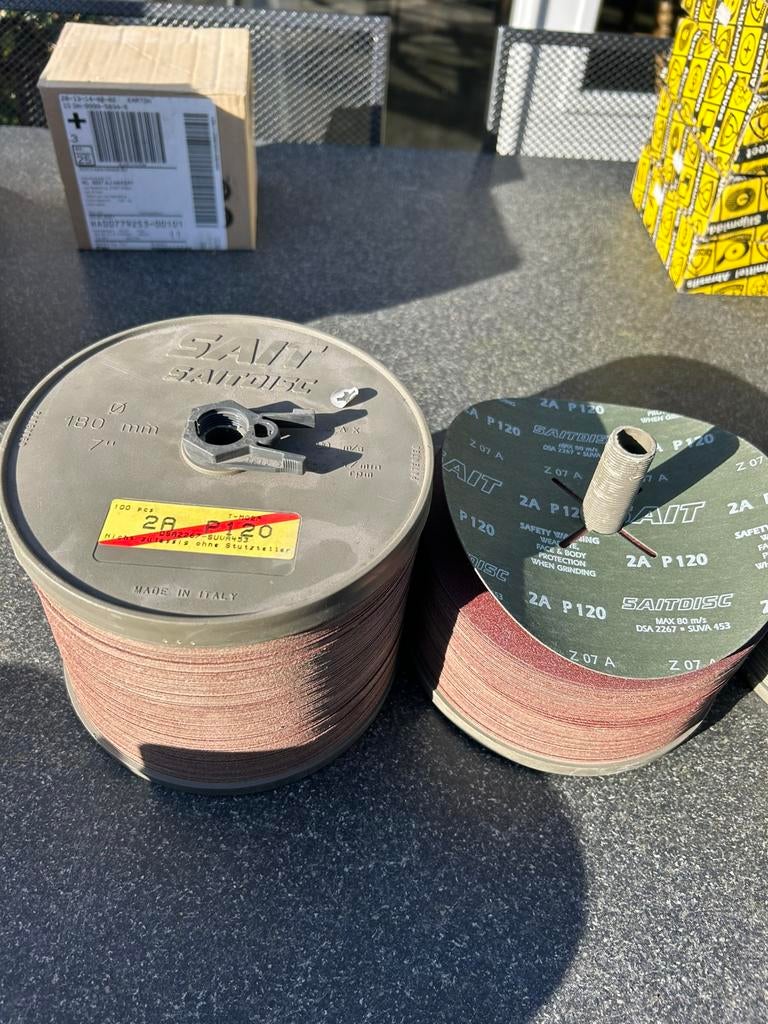 Schuurschijven 450 stuks, Ophalen, Nieuw, 1200 watt of meer, Overige typen