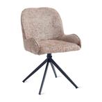 Eetkamerstoel Lily – Stof Taupe (UITVERKOOP PRIJS), Overige kleuren, Nieuw, Ophalen of Verzenden, Stof