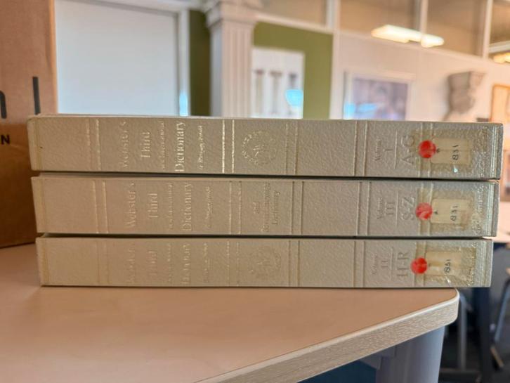 Webster's Third Int. Dictionary, Unabridged, Boeken, Woordenboeken, Gelezen, Engels, Overige uitgevers, Verzenden