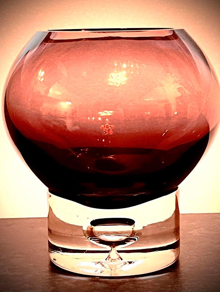 Windglas/ vaasje kristal, Antiek en Kunst, Antiek | Glas en Kristal, Ophalen of Verzenden