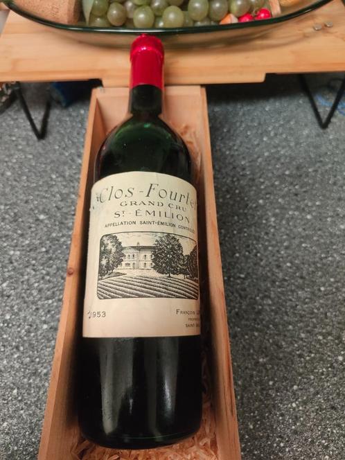 Clos- Fourtet Grand cru St Emilion 1953, Verzamelen, Wijnen, Nieuw, Rode wijn, Frankrijk, Vol, Ophalen of Verzenden