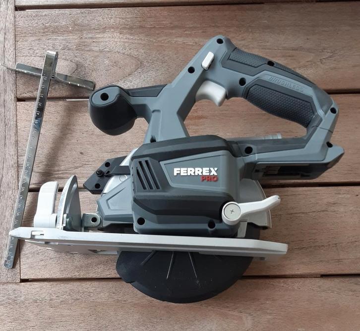 Ferrex Pro 20v Accu Handcirkelzaag (nieuw maar defect), Doe-het-zelf en Verbouw, Gereedschap | Zaagmachines, Nieuw, Cirkelzaag