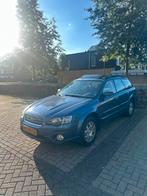 Subaru Outback 2.5i Aut Pano Rood leer Carplay Camera Cruise, Auto's, Subaru, Automaat, 4 cilinders, Blauw, Vierwielaandrijving