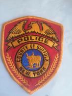 Embleem Police County of Suffolk New York, Verzamelen, Embleem of Badge, Amerika, Marechaussee, Verzenden