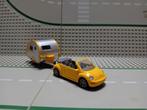 Siku vw beetle met caravan, Hobby en Vrije tijd, Modelauto's | Overige schalen, Ophalen of Verzenden, Zo goed als nieuw, Auto