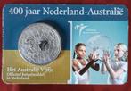 Zilveren 5 Euro munt: Nederland Australië 400 jaar, Koningin Beatrix, Zilver, Euro's, Ophalen of Verzenden