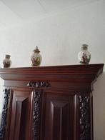 Kast vazen, Huis en Inrichting, Woonaccessoires | Vazen, Gebruikt, Overige kleuren, Aardewerk of Porselein, Ophalen of Verzenden