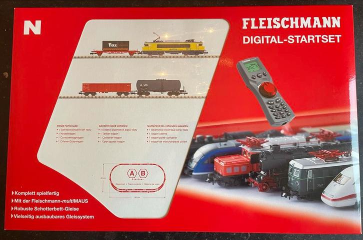 Fleischmann digitale starterset  N-Spoor NS1613 Raillion, Hobby en Vrije tijd, Modeltreinen | H0, Zo goed als nieuw, Treinset
