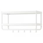 2x IKEA Mackapar kapstok Wandkapstok - Wit Metaal, Ophalen, Zo goed als nieuw, Metaal, Wandkapstok