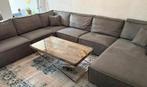 Grijze Hoekbank, Huis en Inrichting, Banken | Bankstellen, Ophalen, 250 tot 300 cm, Hoekbank, 75 tot 100 cm