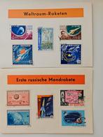 Postzegels Ruimtevaart Rusland 1959 /1961, Verzenden, Gestempeld, Overige thema's