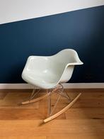Eames glasvezel schommelstoel Moderica RAR, Modern, Wit, Zo goed als nieuw, Metaal