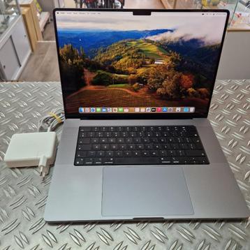 Macbook Pro 16 2021 M1 32GB 512GB SSD 110 laadcycli! beschikbaar voor biedingen