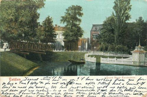 (388-223-025) Leiden Nieuwe Brug Eendenkom, Verzamelen, Ansichtkaarten | Nederland, Zuid-Holland, Verzenden