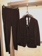 Kostuum heren mt 50, mèt das, Kleding | Heren, Kostuums en Colberts, Ophalen of Verzenden, Zo goed als nieuw, Maat 48/50 (M), Zwart