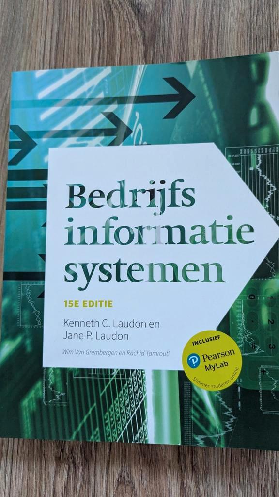Kenneth C. Laudon - Bedrijfsinformatiesystemen, Boeken, Schoolboeken, Zo goed als nieuw, Nederlands, Overige niveaus, Ophalen of Verzenden