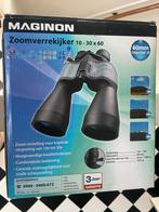 Maginon Zoom Verrekijker 10-30x60 - zgan, Audio, Tv en Foto, Ophalen, Gebruikt, Porro (met knik), 8 tot 12x