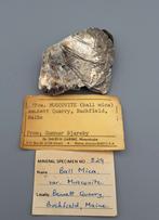Muscoviet - Bennett Quarry, Maine, USA, Ophalen of Verzenden, Mineraal