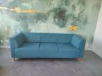 Modern and luxurious sofa – Turquoise, Huis en Inrichting, Banken | Bankstellen, Ophalen, Driepersoons, 75 tot 100 cm, Zo goed als nieuw