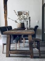 Landelijke EETTAFEL * A-poot* oud,hout,sober* Huisje Sfeer, Ophalen of Verzenden, Nieuw