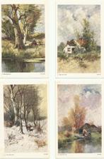 Oude kaarten - Vier Seizoenen - J. Garjeanne, Ophalen of Verzenden, 1920 tot 1940, Seizoenen
