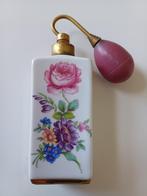 Oude parfumverstuiver met bloemmotief van Royal Bavaria, Antiek en Kunst, Ophalen of Verzenden