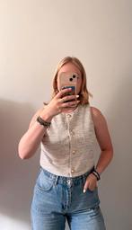H&M gilet maat S, Ophalen of Verzenden, Zo goed als nieuw, Maat 36 (S), Beige
