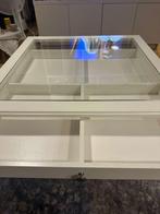IKEA Salontafel met Glazen Blad, Huis en Inrichting, Ophalen, Gebruikt, Vierkant, 50 tot 100 cm