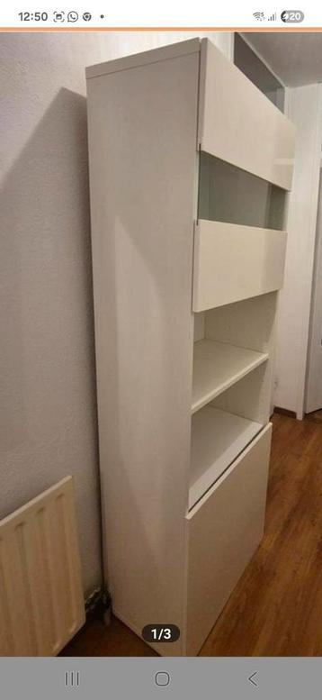 2 x witte Ikea Kasten