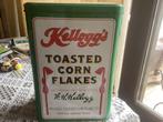Blikken doos KELLOGG,S vol met gadgets, Ophalen of Verzenden, Gebruikt