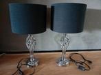 2 stuks tafellampen, Huis en Inrichting, Lampen | Tafellampen, Ophalen of Verzenden, Zo goed als nieuw, Minder dan 50 cm