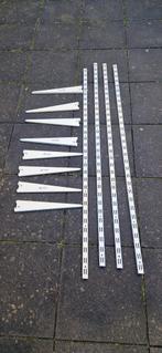 Wand rails met plankhouders en planken, Ophalen of Verzenden