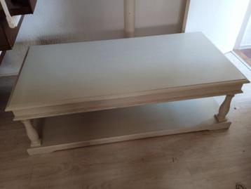 Salontafel - tafel - hout grijs beschikbaar voor biedingen